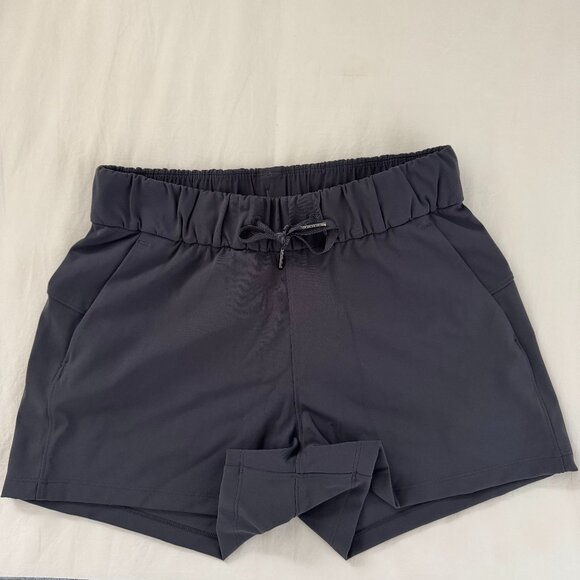 Lululemon Athletica | Lululemon On they Fly Shorts | Color: Navy | Size 4 - Picture 1 of 3